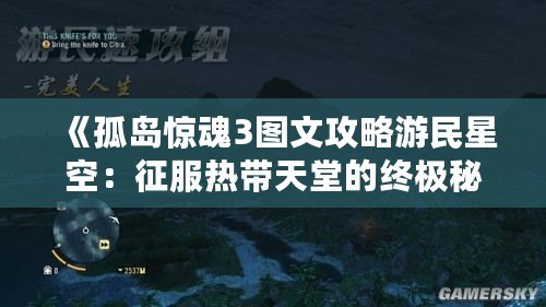 《孤島驚魂3圖文攻略游民星空：征服熱帶天堂的終極秘籍》