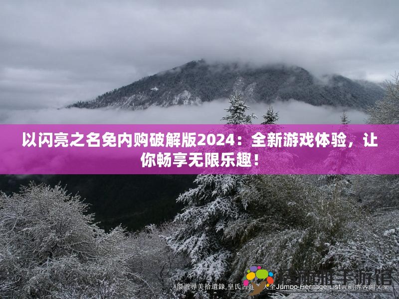 以閃亮之名免內(nèi)購破解版2024：全新游戲體驗(yàn)，讓你暢享無限樂趣！