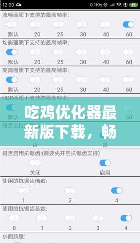 吃雞優(yōu)化器最新版下載，暢享極致游戲體驗(yàn)！