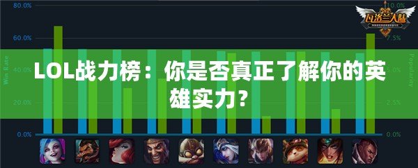 LOL戰(zhàn)力榜：你是否真正了解你的英雄實力？