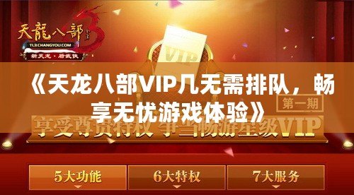 《天龍八部VIP幾無(wú)需排隊(duì)，暢享無(wú)憂游戲體驗(yàn)》