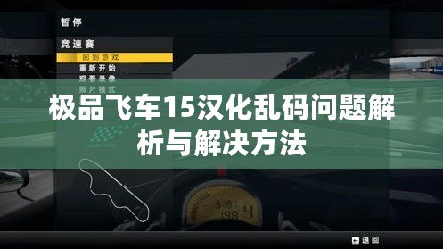 極品飛車15漢化亂碼問題解析與解決方法